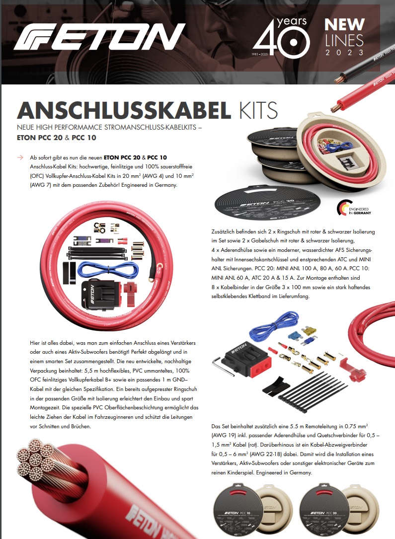 Kit Cavi Amplificatore Hifonics HFX35WK - 35mm², Cavi Alimentazione, RCA, Fusibile ANL 150A