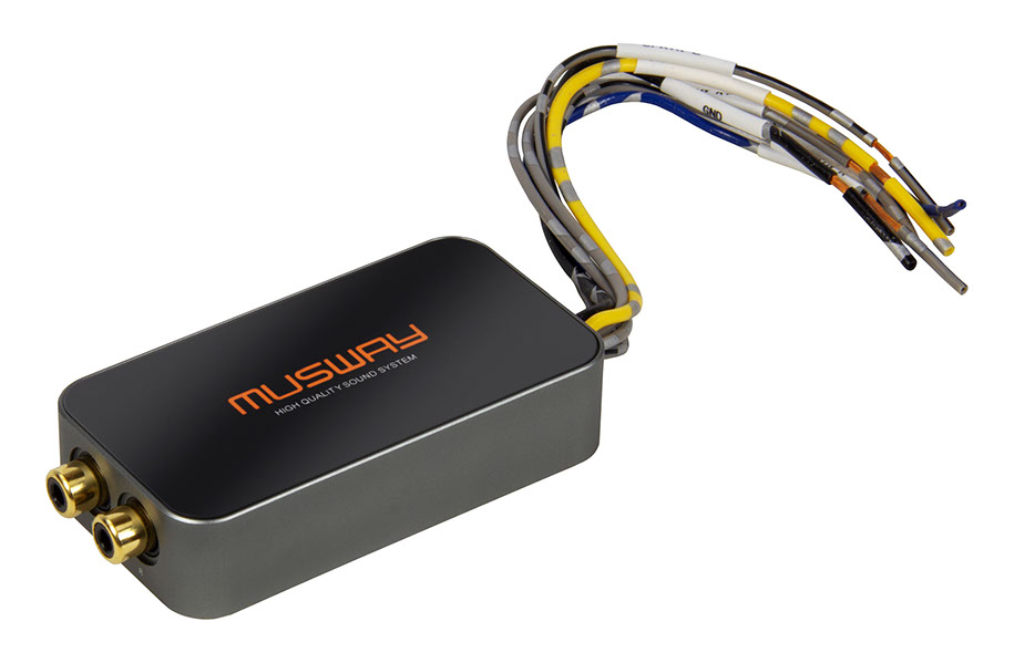 MUSWAY HL2 (v2) High Low Converter Einschaltsignal wird generiert (Remote Out) High to Low Adapter