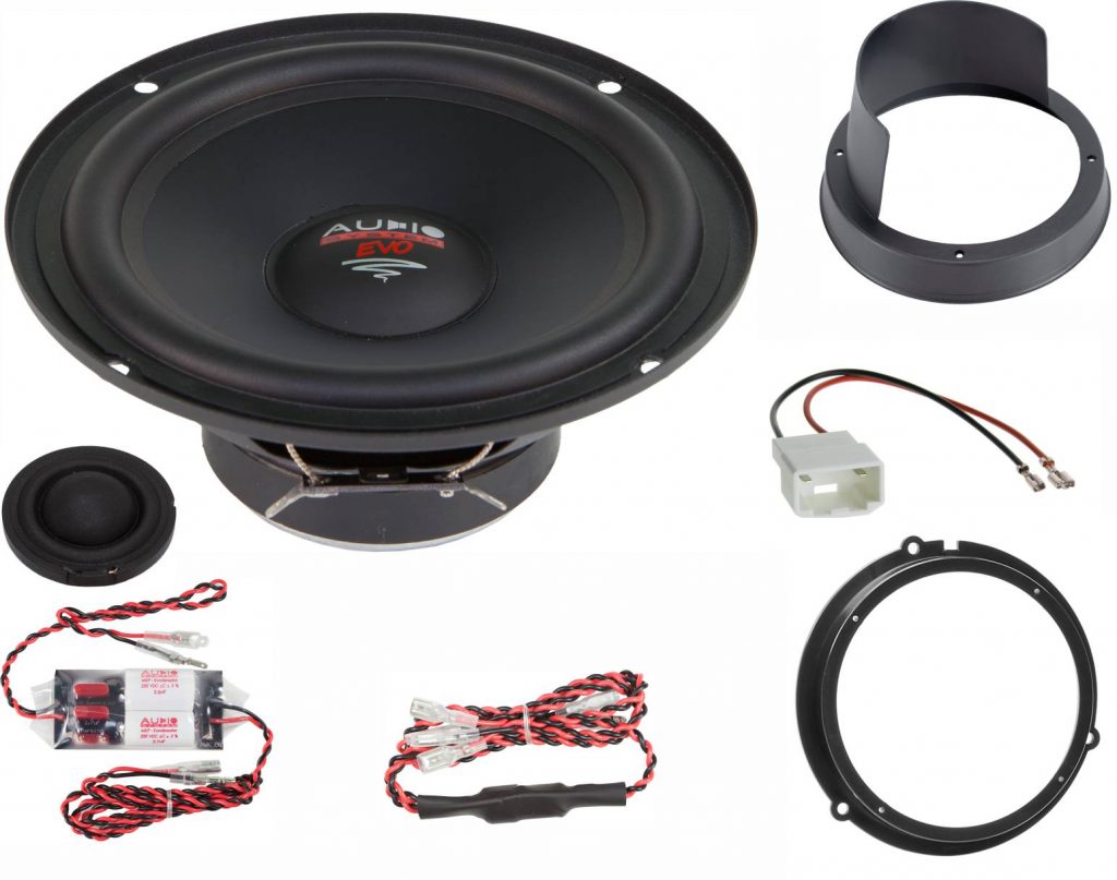 Audio System XFIT FORD FOCUS MK3 EVO2 16,5 cm (6.5") 2-Wege Kompo Lautsprecher Set kompatibel mit FORD FOCUS MK3 2010->