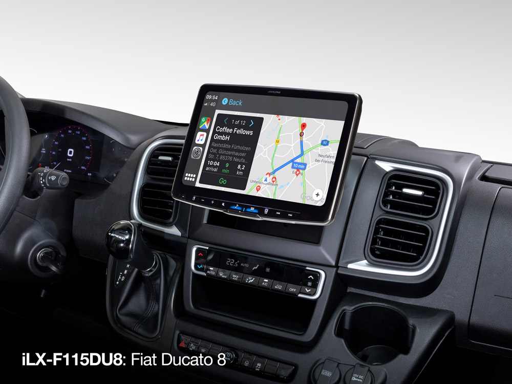 Alpine iLX-F115DU8 Autoradio mit 11-Zoll Touchscreen, DAB+, Bluetooth, für  Fiat Ducato III Version 8