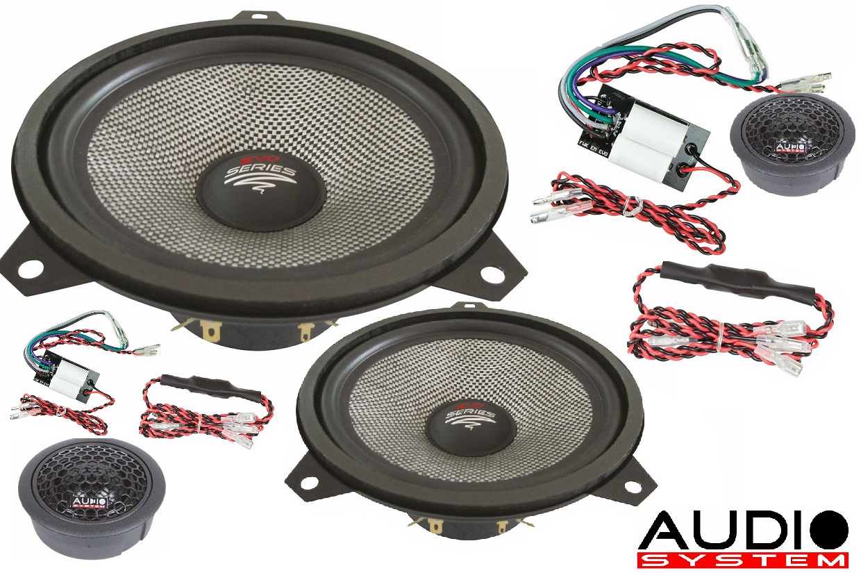 Audio System X165 E46 EVO 16,5cm 2-Wege 300 Watt Lautsprecher für BMW 3er X-ion 