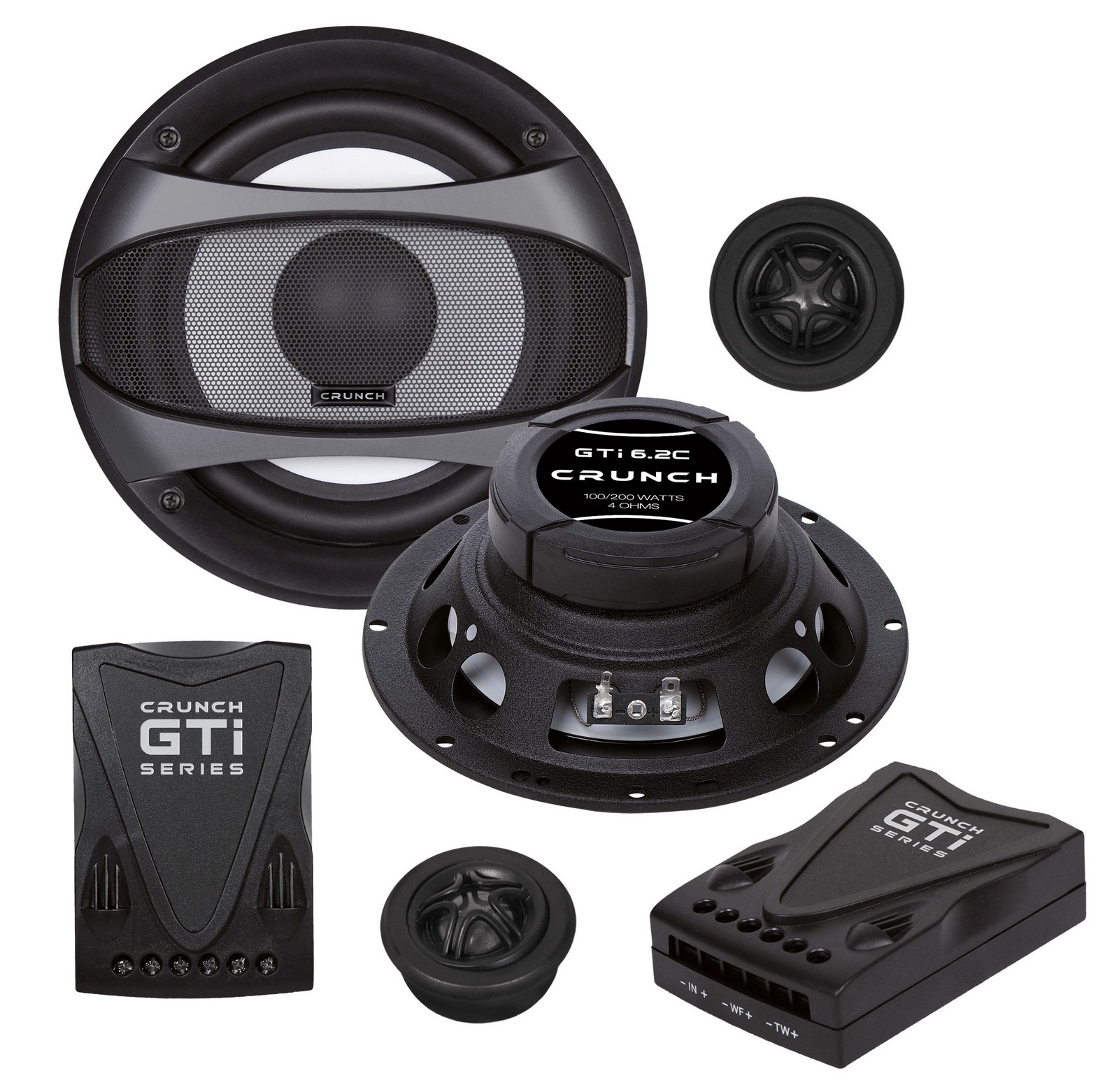 Crunch GTi6.2C 16.5 cm Component System 200 Watt