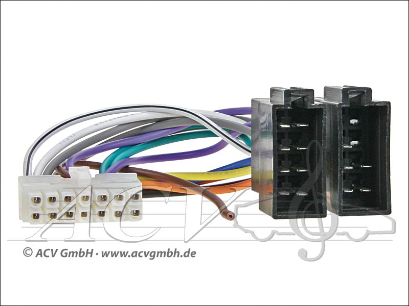 ACV 453020 Pioneer Radioanschlusskabel Markenradios -> ISO