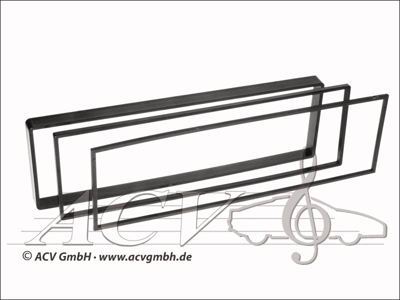 Radioblende Citroen C2 / C3, Peugeot 307/1007 noir 