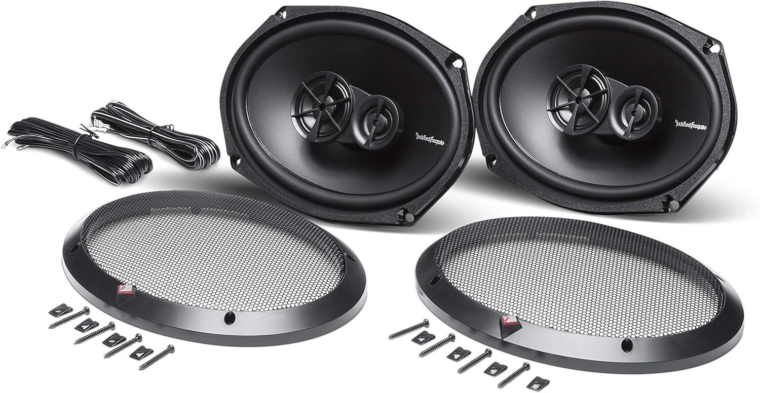 Rockford Fosgate R169X3 6x9" 3-Wege Koaxial oval Lautsprecher 130 Watt - 1 Paar