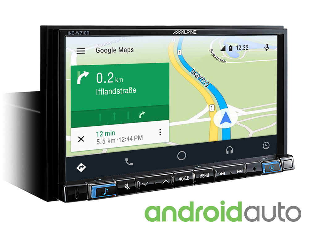 Alpine INE-W720ML Navigationssystem mit DAB+, 7-Zoll Display, Apple CarPlay und Android Auto für Mercdes ML (W164) + GL (X164)