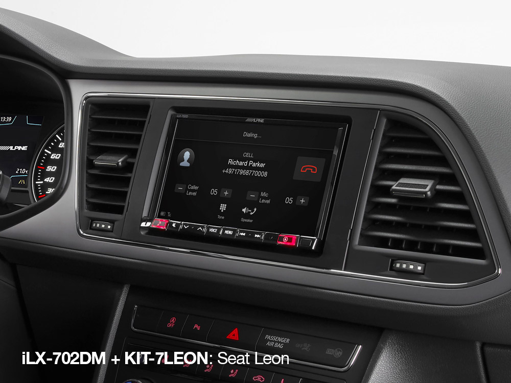 Alpine iLX-702D Autoradio mit DAB+, 7-Zoll Display, Apple CarPlay und Android Auto Unterstützung