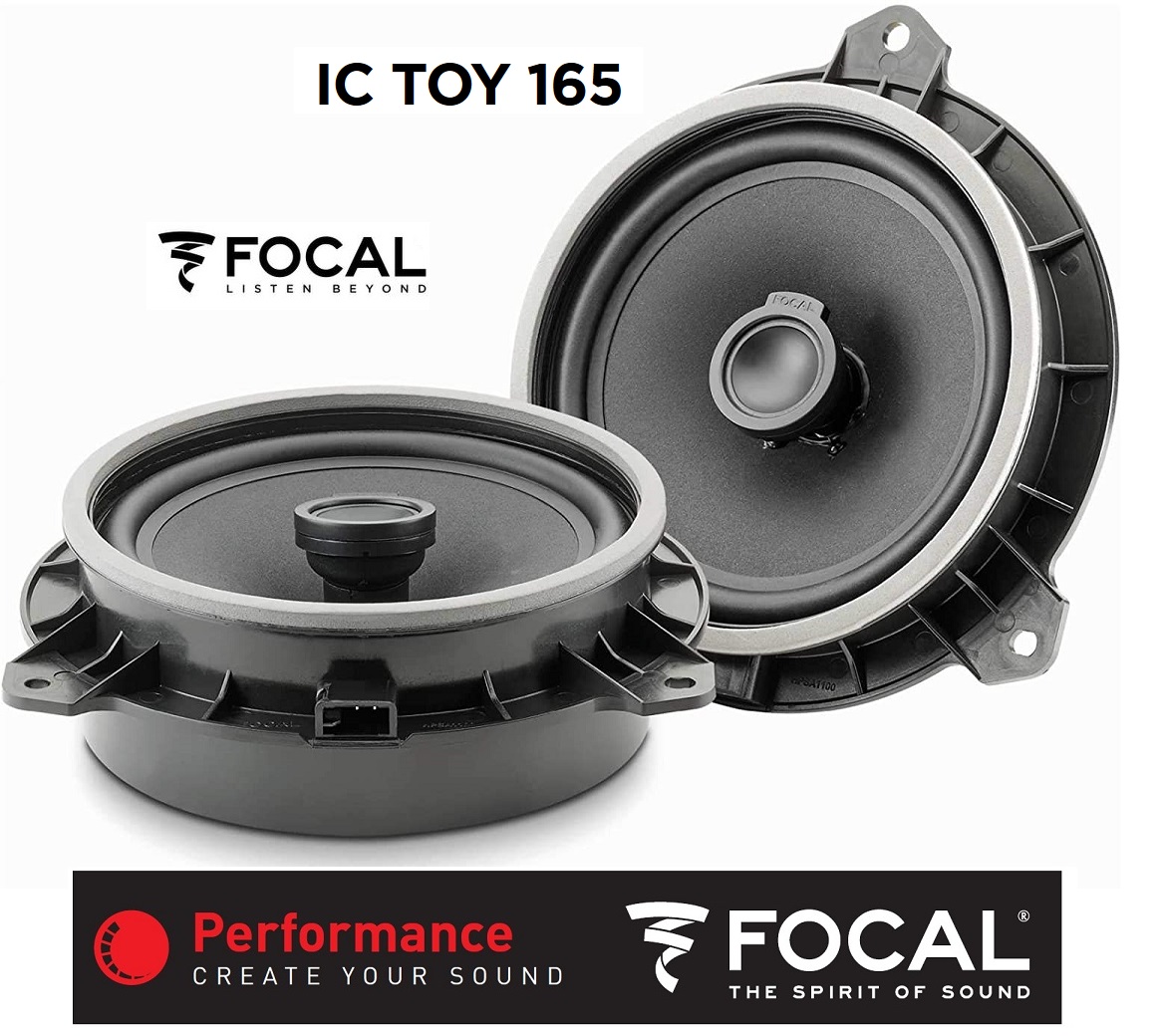 Focal ICTOY165 Inside 2-Wege 16,5cm Koax Lautsprecher für Toyota und Lexus Fahrzeuge  Focal IC TOY 165 