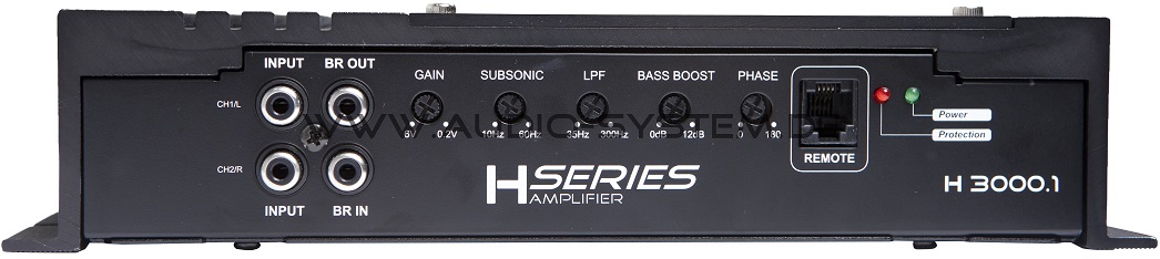 Audio System H 3000.1 H-SERIES 1-Channel Mono Amplificatore 3000 Watt