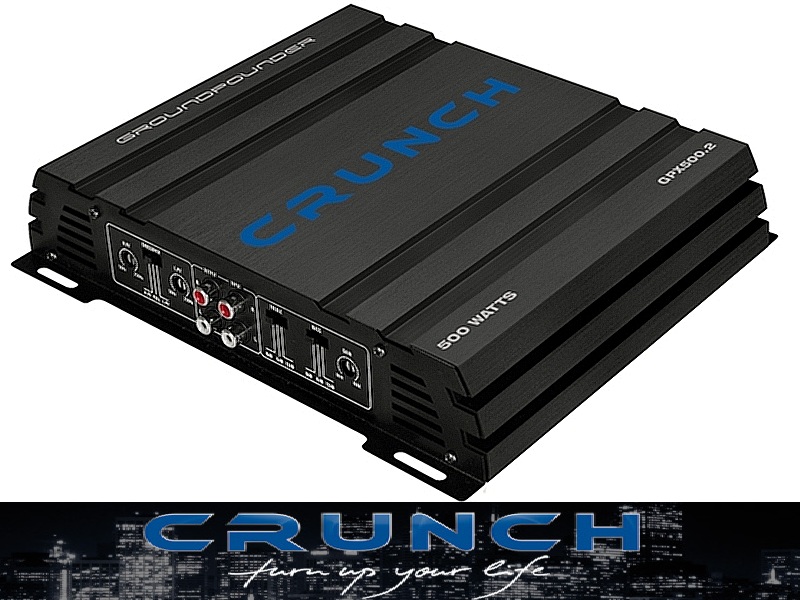 Crunch GPX500.2  2CH Amplificateur, 2 x 250 watts max. GPX 500.2