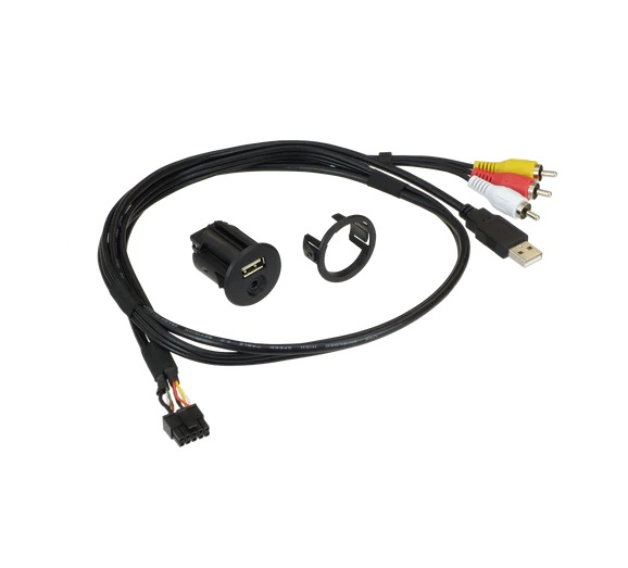 Alpine - KCU-1A USB- / AUX-Einbaubuchse für FIAT Ducato