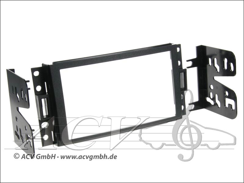 Double-DIN installation kit Chevrolet Corvette / Uplander, Hummer H3 