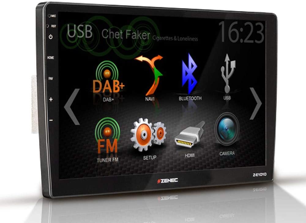 ZENEC Z-E1010 2-Din Autoradio Plug & Play Infotainer für VW & Skoda mit 10" Zoll Display 