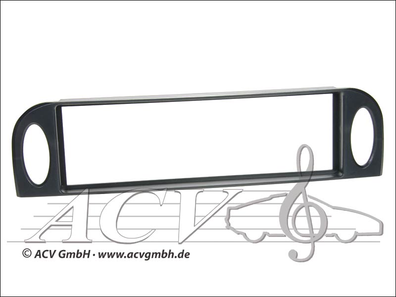 Radioblende Rubber Touch Citroen C5 schwarz