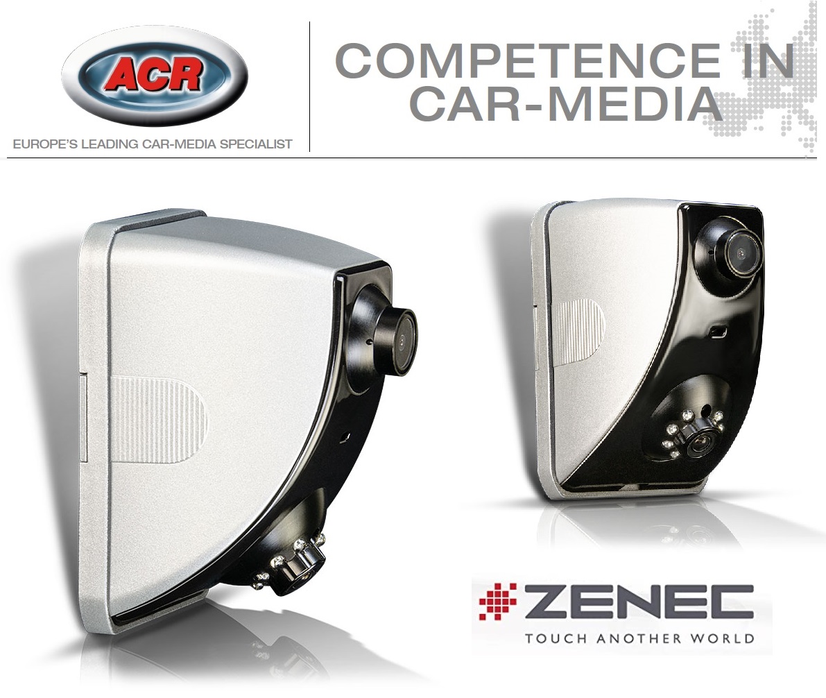ZENEC ZE-RVSC200 Rear View Camera with 2 lenses für Reisemobil, Caravan & Camper-Van
