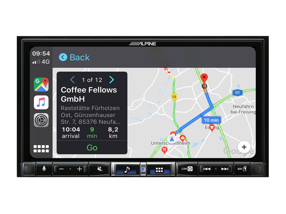 Alpine iLX-705DM 2-DIN Autoradio, Digital Media Station mit 7-Zoll-Touchscreen, DAB+, Apple CarPlay und Android Auto