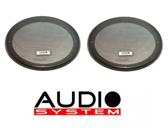 Audio System GI 80 (Paar) Lautsprechergitter 8cm schwarz 1 Paar