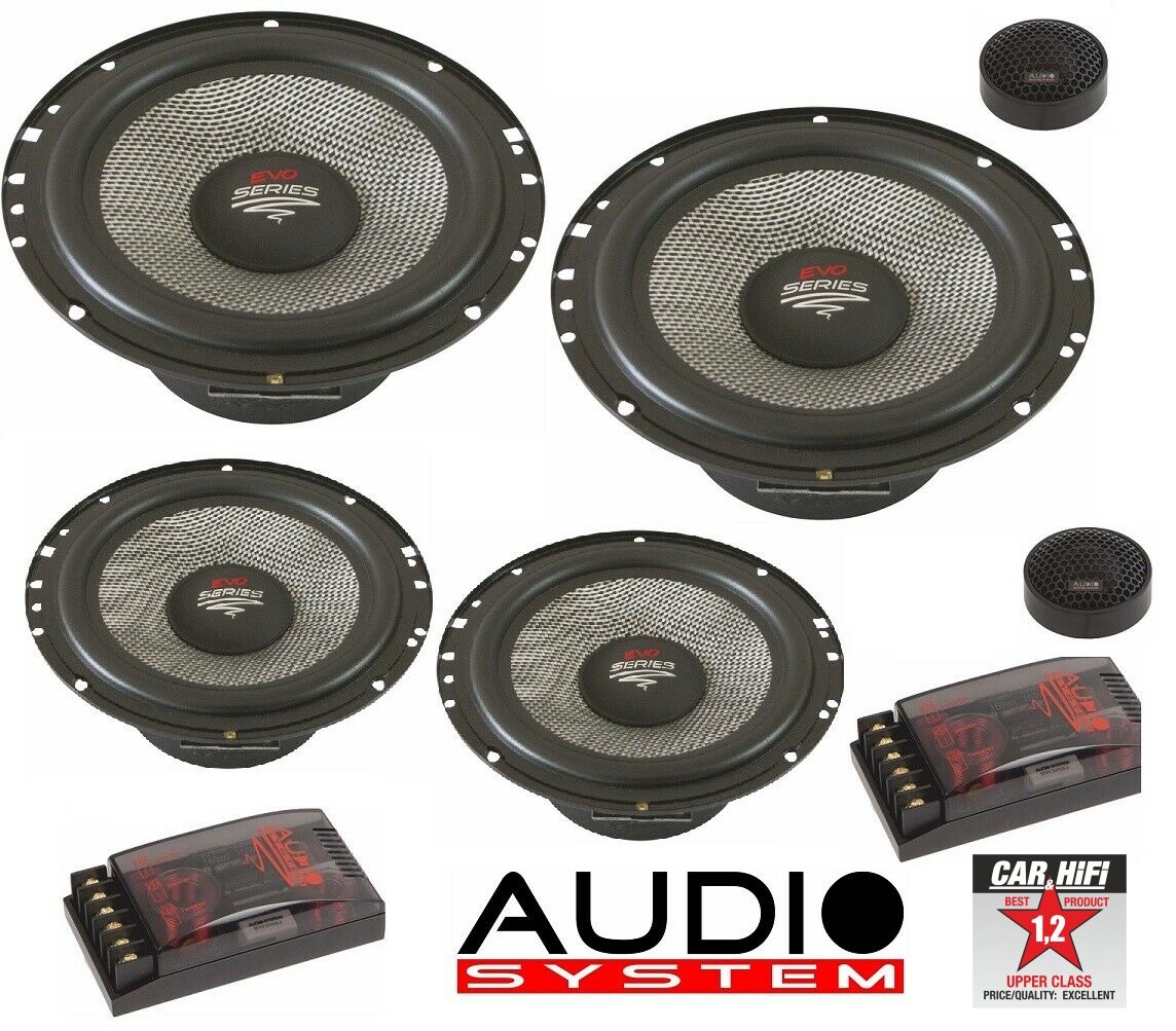 Audio System R 165-4 EVO 2 Doppelkomposystem 16,5cm 2-Wege HIGH EFFICIENT Compo System