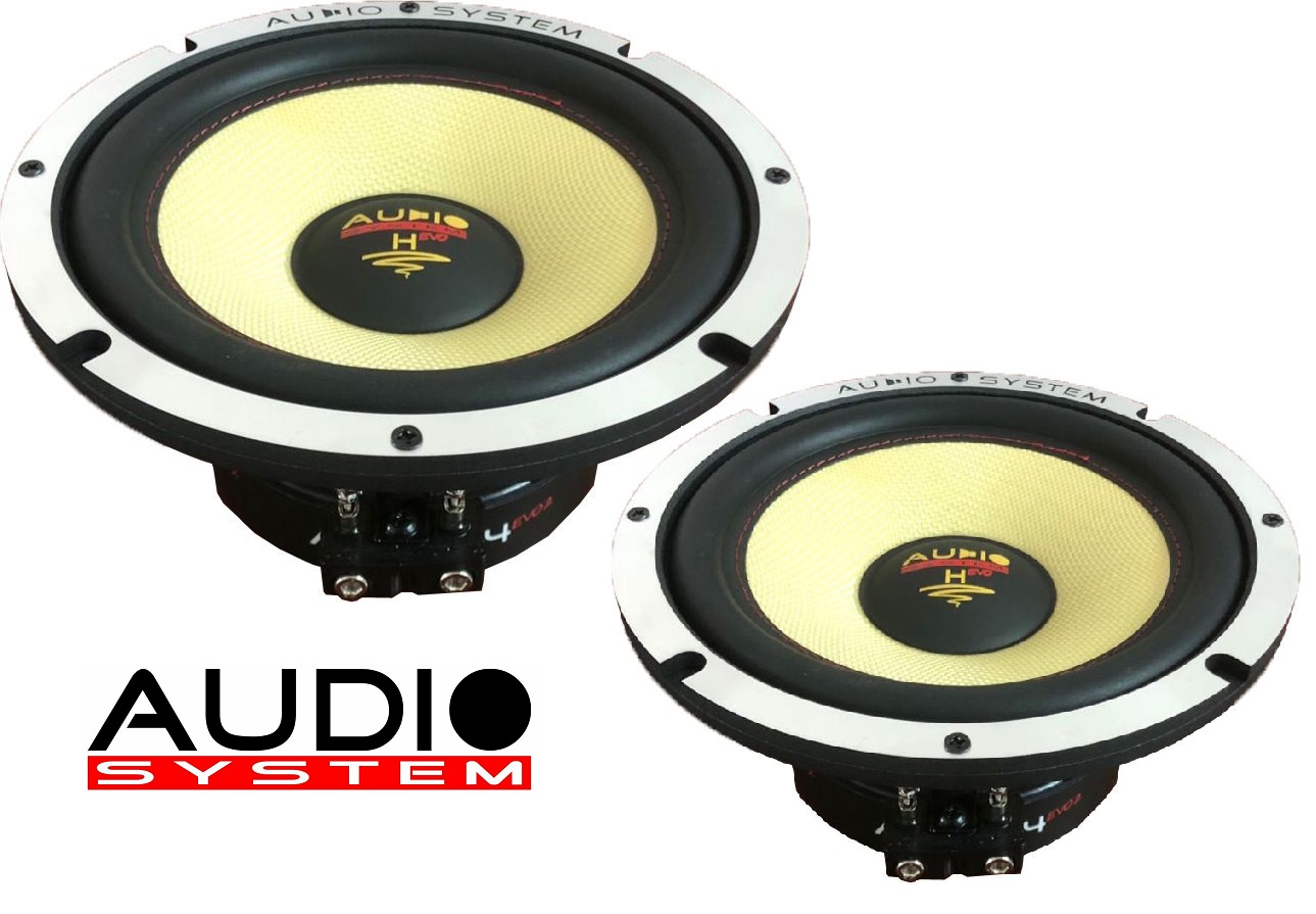 Audio System AX 165-4 EVO 2 Tief / Mitteltöner / Midrange Lautsprecher 16,5cm 1 Paar