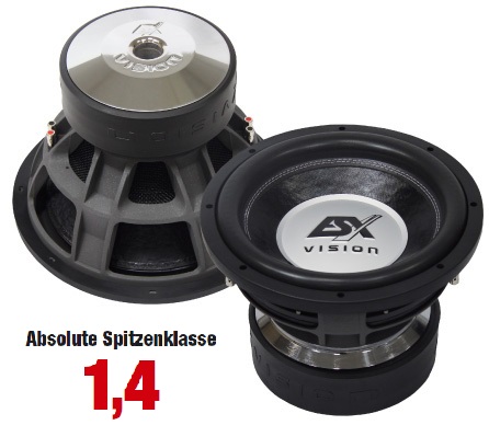 ESX VE-1522 VISION WOOFER VE1522 8000 Watt Subwoofer