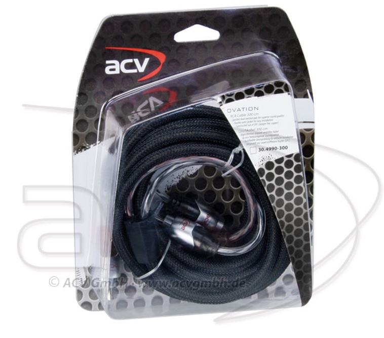 ACV 30.4990-300 2-Kanal Cinchkabel 3 meter - OVATION Serie 