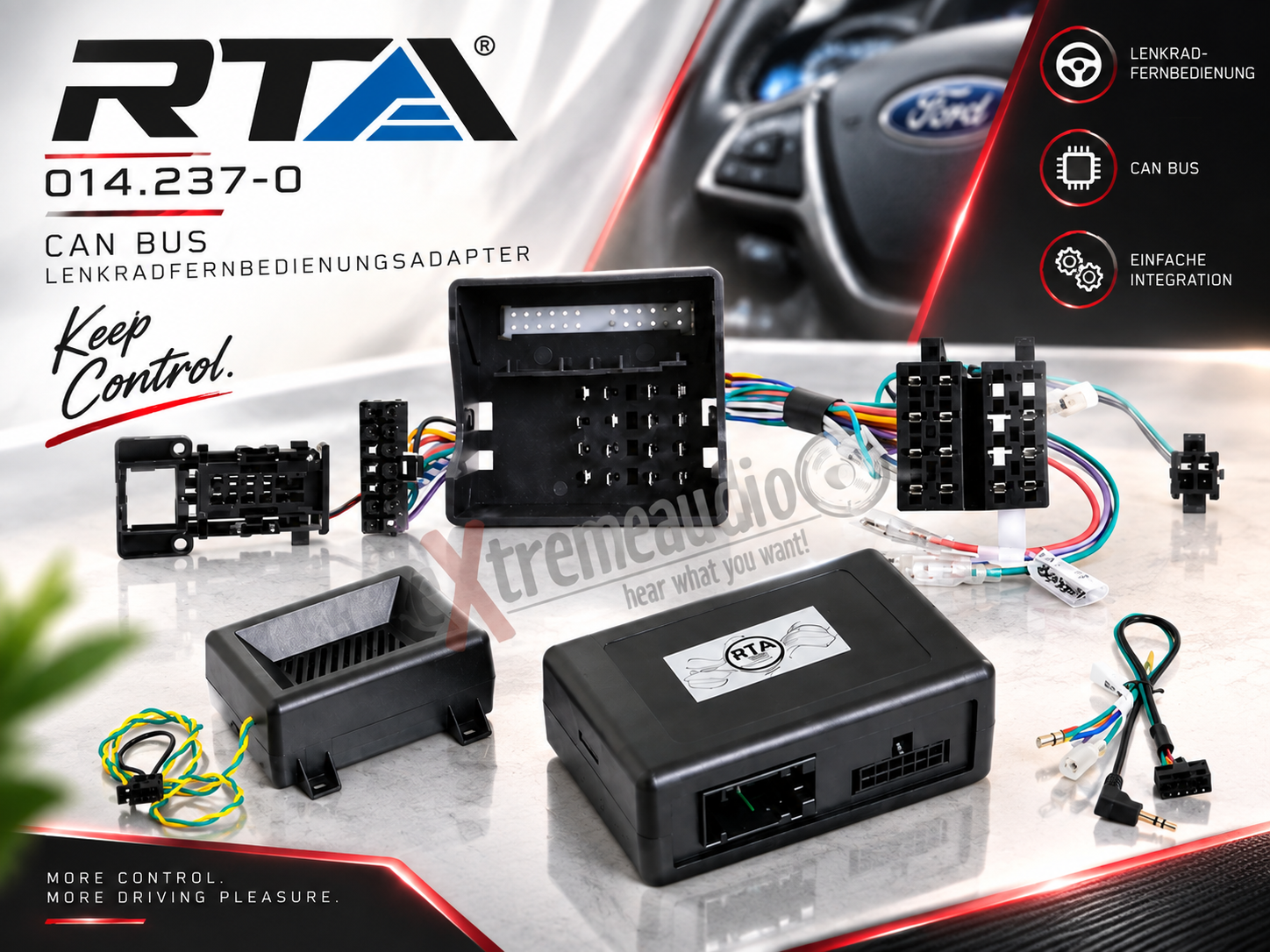 RTA 014.237-0 CAN Bus volante adattatore Ford Mondeo con PDC