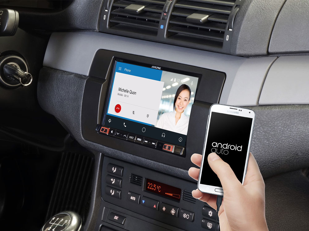 Alpine iLX-705E46 Autoradio Wireless Apple CarPlay und Android Auto für BMW 3er E46