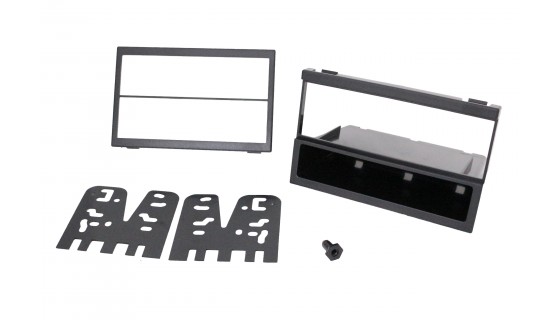 RTA 002.374S1-0 Double cadre de montage DIN , noir Mazda Multi Kit 95 > 06