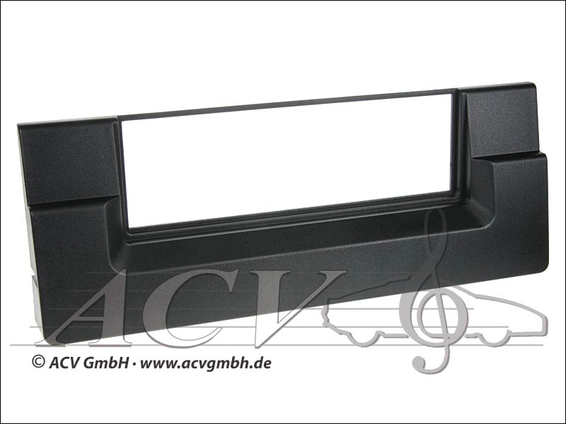 Radioblende BMW 5 Series E39 / X5 narrow finish in black 