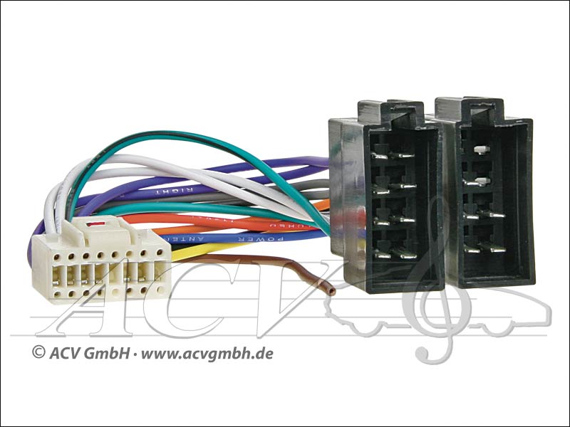 ACV 453019 Pioneer Radioanschlusskabel Markenradios -> ISO