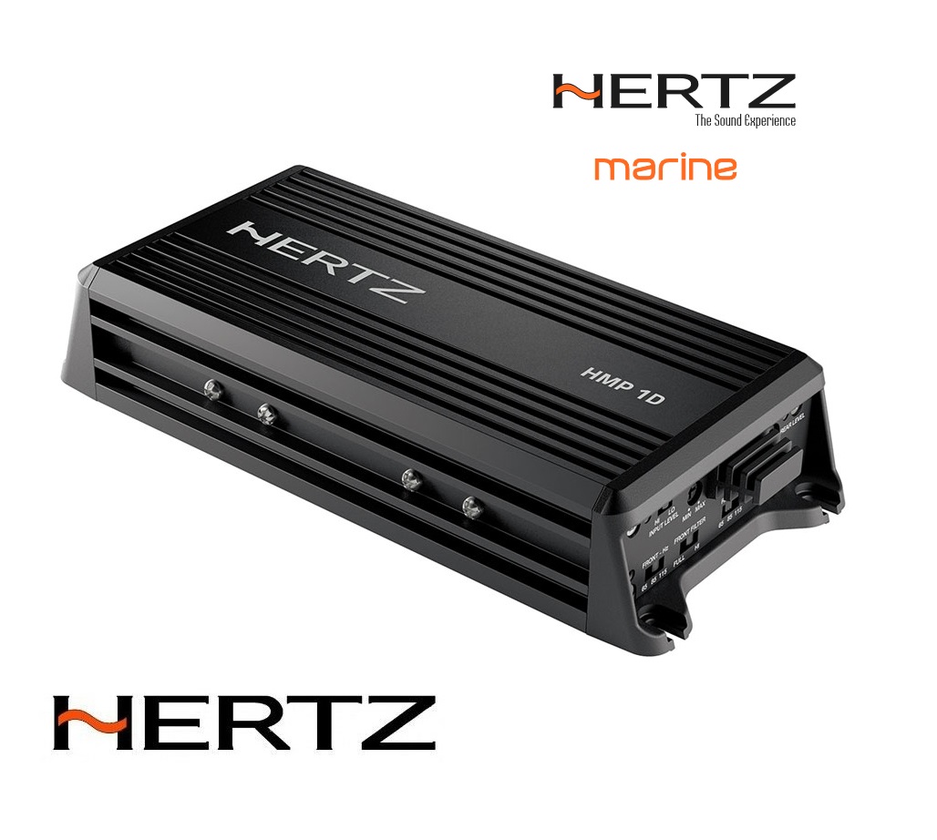 Hertz HMP 1D 1 Kanal Mono Verstärker für Boote Marine Outdoor Amplifier 300 Watt