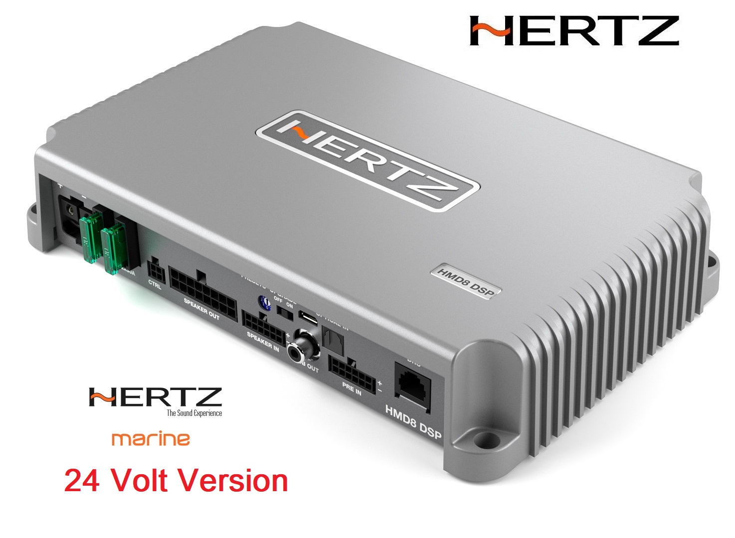 Hertz HMD8 DSP 24V 8 Kanal DSP Verstärker für Boote Marine Outdoor LKW Amplifier 