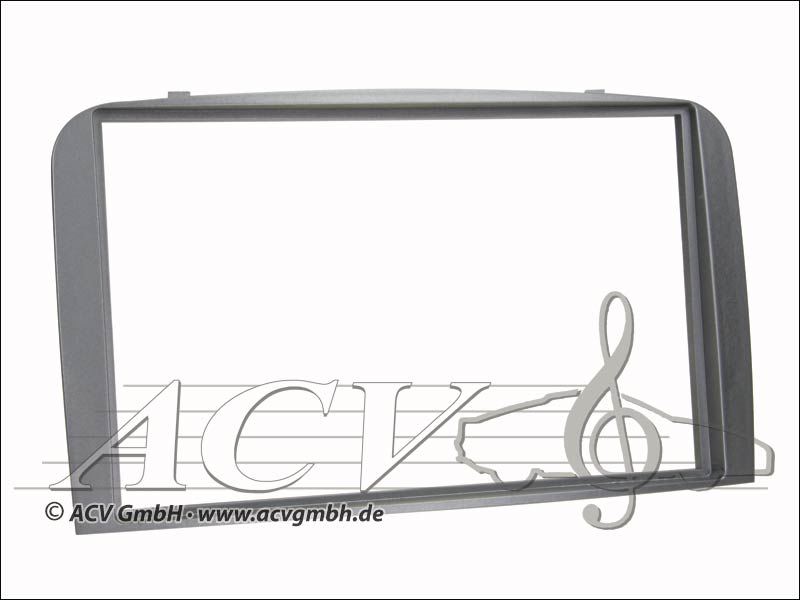 Radioblende Alfa 147 / argent GT double DIN 