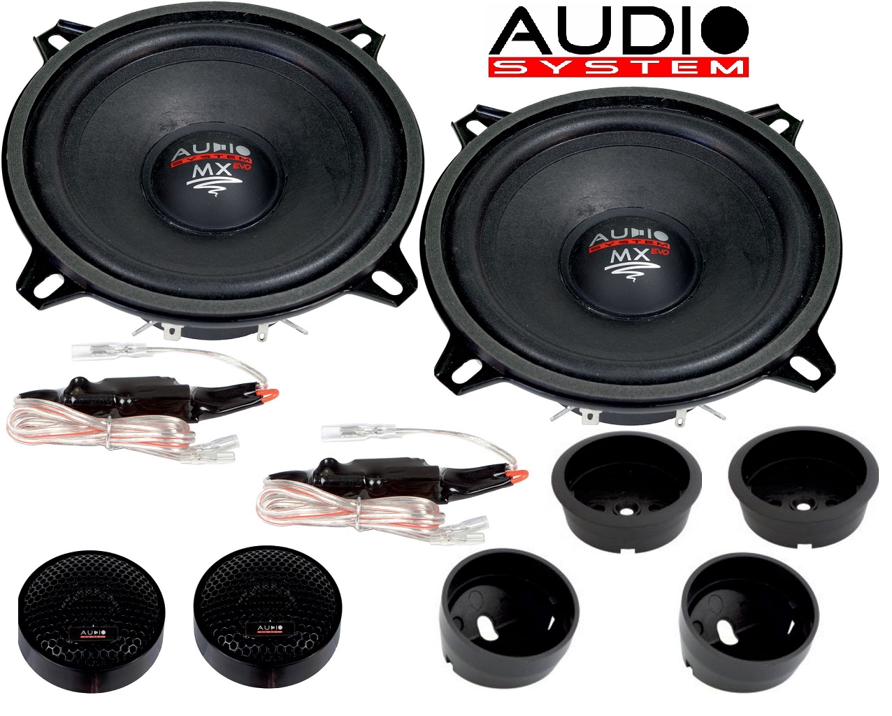 Audio System MX 130 EVO 13 cm (5.25") 2-Wege Komponenten Lautsprecher Set 