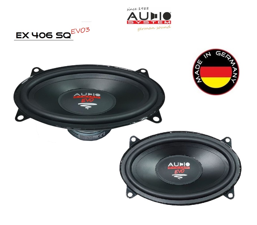 Audio System EX406 SQ EVO3 4x6 Mitteltöner Lautsprecher 1 Paar