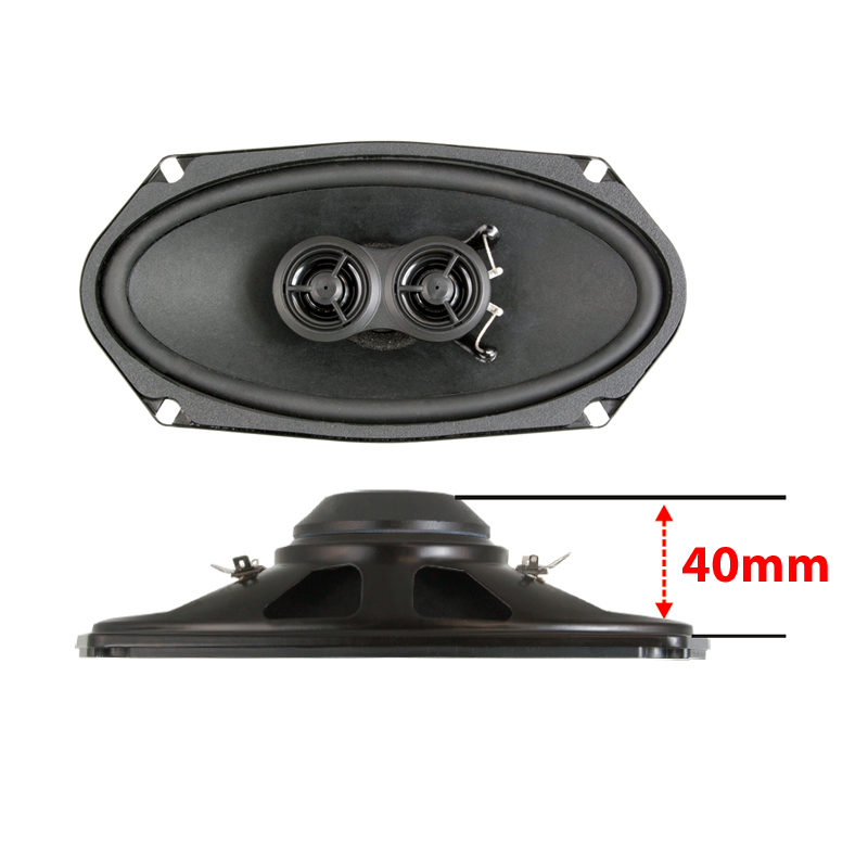 RETROSOUND R-483N Lautsprecher 4"x8", 101x202mm, Neodym Coax Speaker 1 Paar (2 Stück)