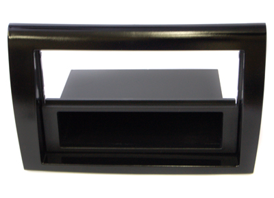 RTA 000.327-0 1 - DIN mounting frame, black ABS