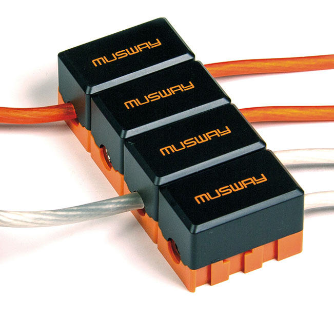 MUSWAY MFB100 Modular Mini-ANL Sicherungshalter Kabelquerschnitte bis zu 20 mm²