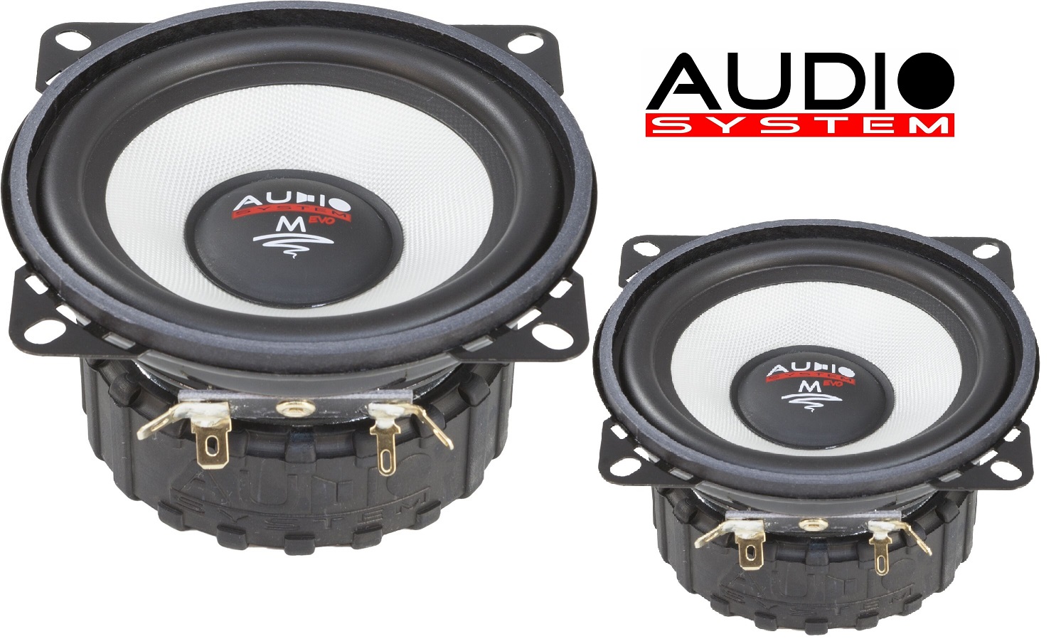 AUDIO SYSTEM MS 100 EVO Tief / Mitteltöner / Midrange Lautsprecher 1 Paar 10cm