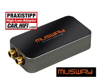 MUSWAY HL2 (v2) High Low Converter Einschaltsignal wird generiert (Remote Out) High to Low Adapter