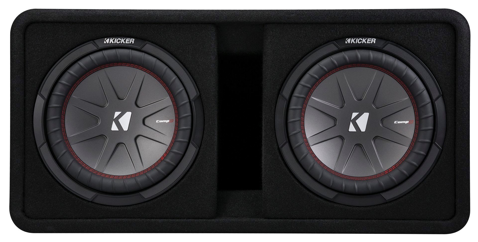 KICKER 43DCompR12 (DCWR122-48) Dual-Bassreflexbox RMS Belastbarkeit 2000 Watt