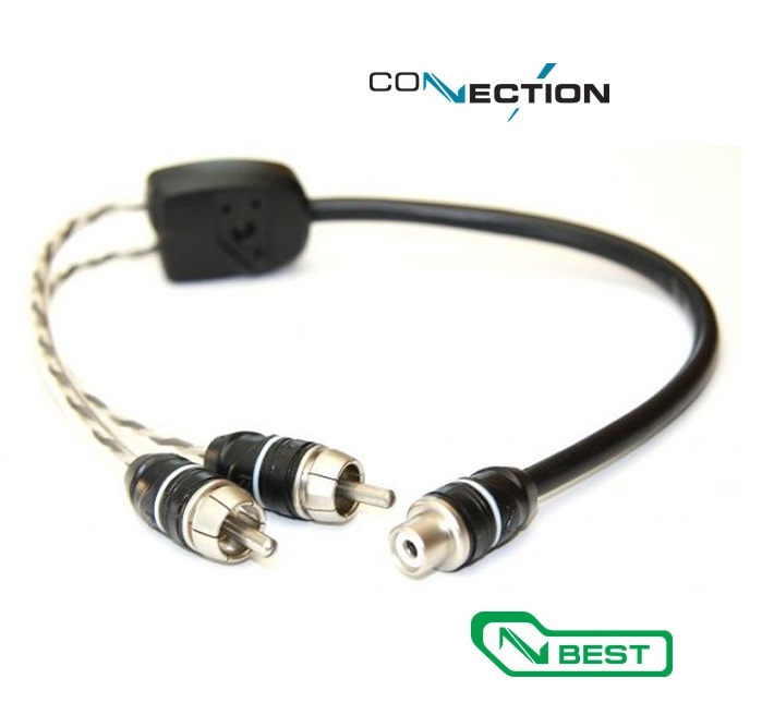 Connection Audison BTM 030.2 Y-Cinch Adapter 1 x Buchse - 2 x Stecker 