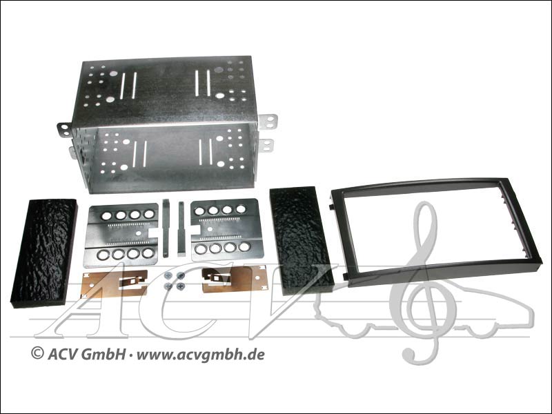 Double-DIN kit di installazione SsangYong Rexton II 2006 -> 