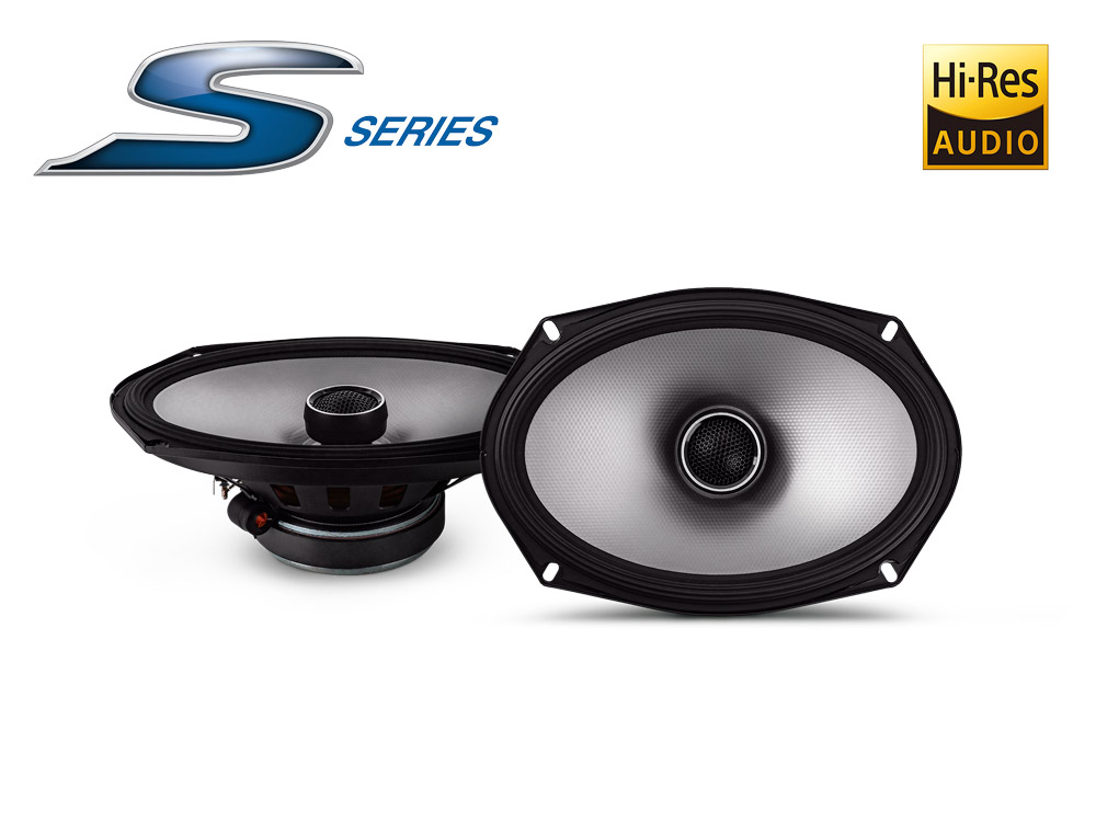 Alpine S2-S69 16 cm x 24 cm (6 x 9-Zoll) 2-Wege Koaxial oval Lautsprecher 260 Watt - 1 Paar S-Series