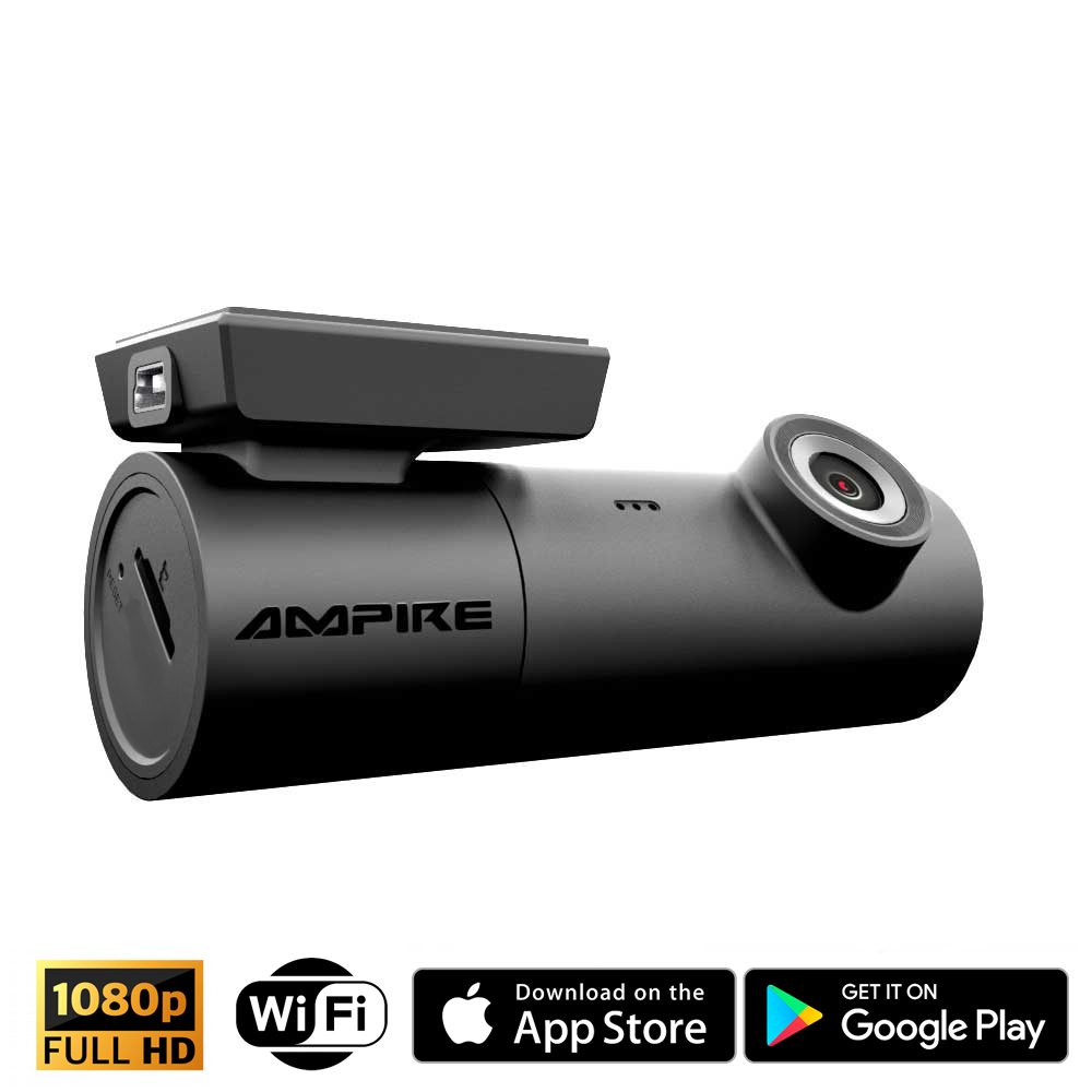 AMPIRE DC1 Dashcam Kamera in Full-HD, WiFi und GPS Empfänger