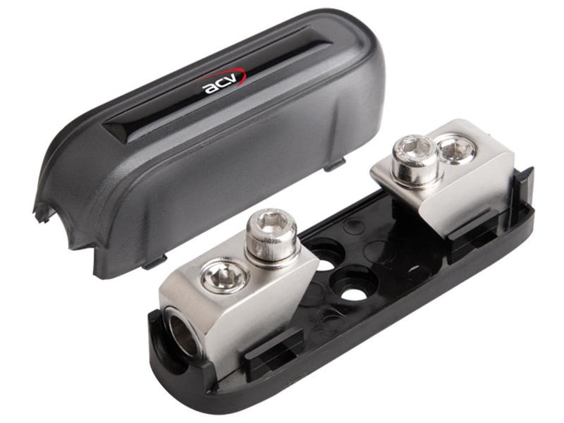 ACV 30.3901-01 Mini - ANL fuse holder ( silver ) 1 x 10 - 20mm² input