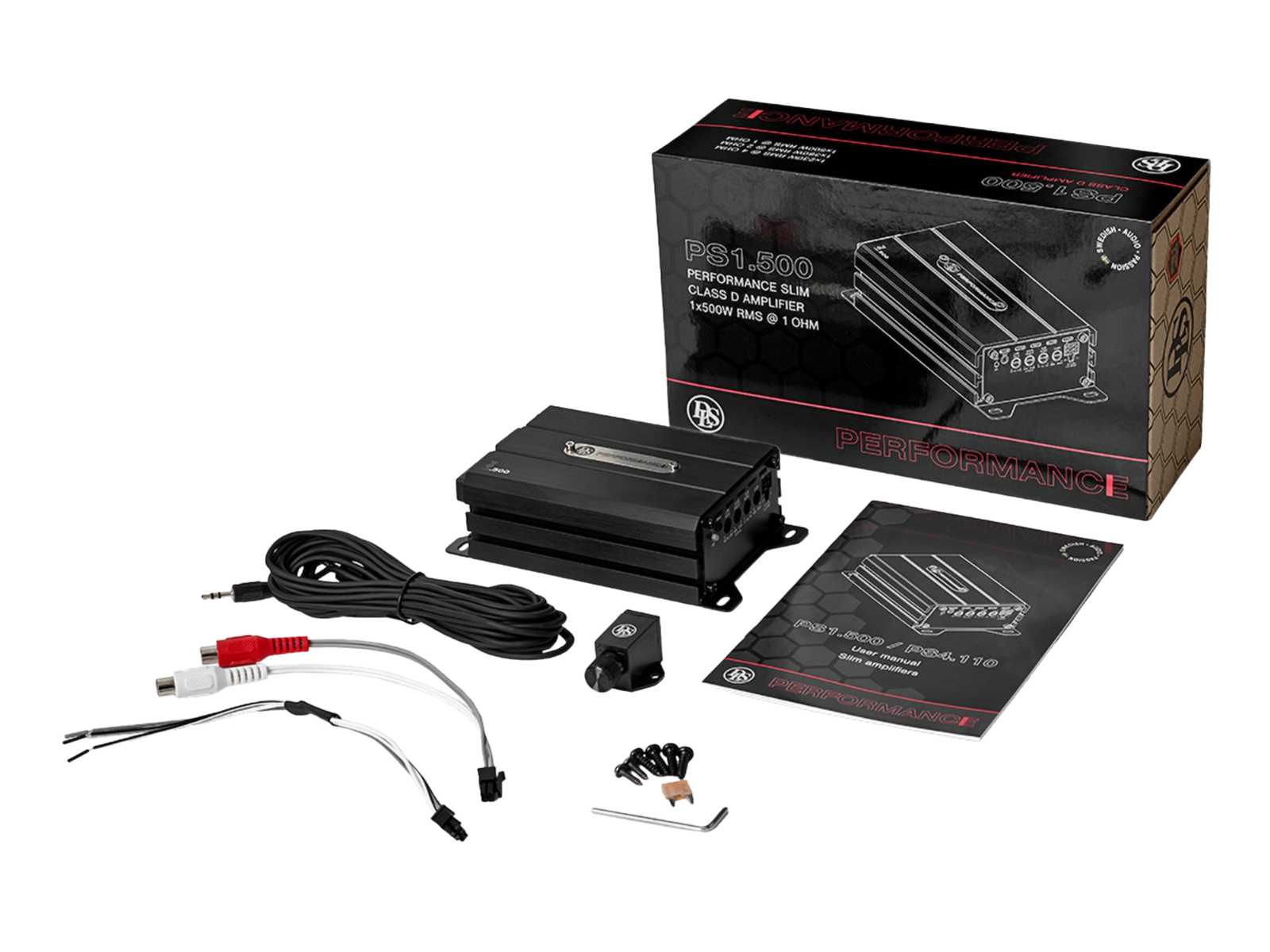 DLS PS1.500 kompakter Performance 1-Kanal Class D Verstärker 500 Watt RMS
