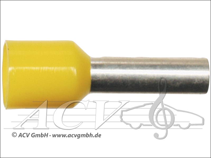 ACV 340 600 ferrules 6.00mm ² 1 pc Yellow 