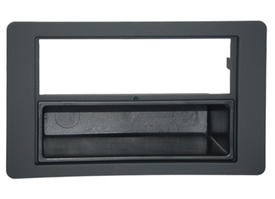 RTA 001.160-0 2 - DIN mounting frame, Black ABS