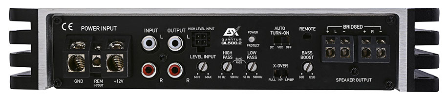 ESX QL500.2 QUANTUM Digital 2CH AMP 2-Kanal Class D Digital Verstärker 500 Watt RMS